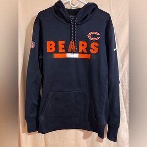 Chicago Bears Mens Nike NFL On Field Hoodie Size L